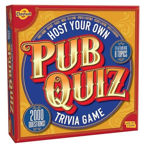 Host Your Own Pub Quiz | 2000 Trivia Questions - Board Game