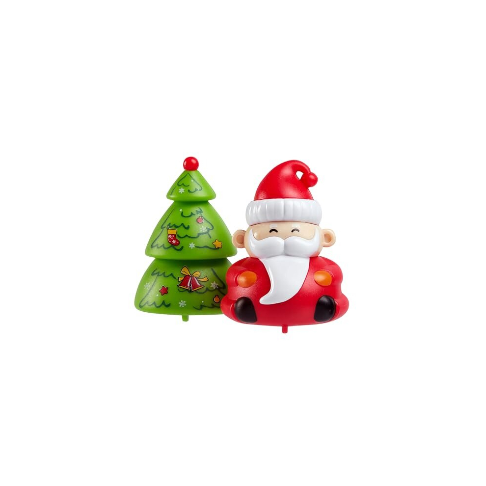 Pull-Back Racing Santa & Christmas Tree Toys - Pack Of Two - Christmas Kids Party Game-image-OPC-PD76QQ9-NEW