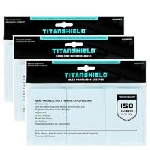 [3 Pack Bundle Premium Clear Card Sleeves for Standard Sized Board Games and Trading Card 2.5" x 3.5" (150 Sleeves)