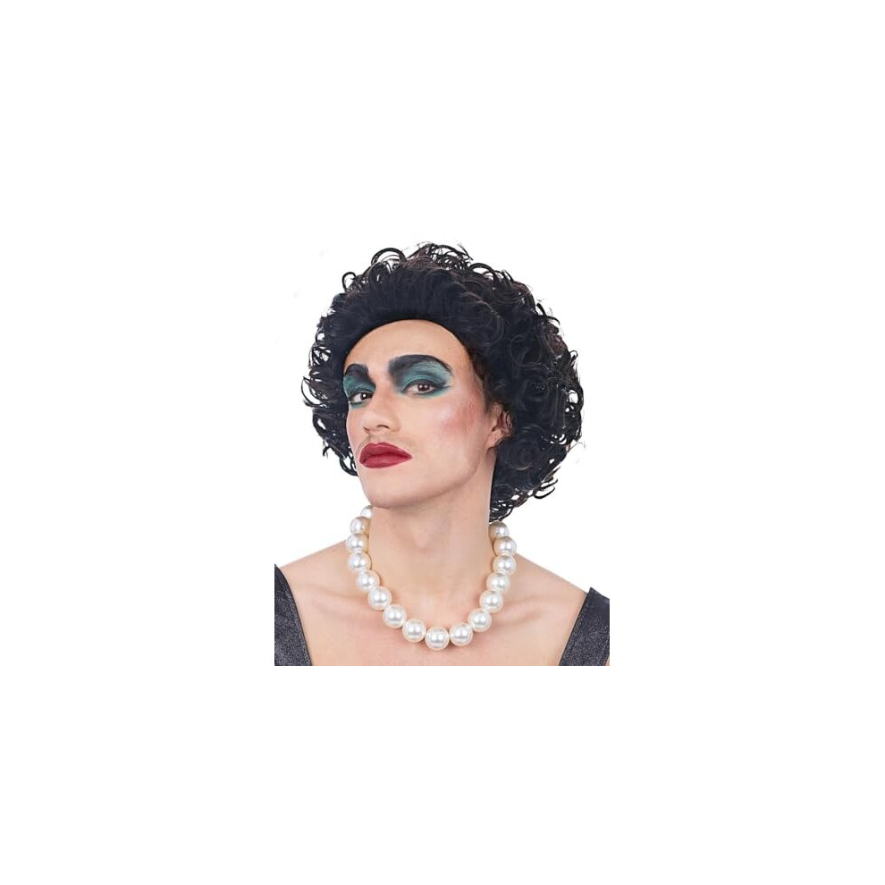 Smiffy's Adult Rocky Horror Frank-N-Furter Wig Brown