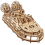 Puzzle 3D in legno - UGEARS - Hovercraft di soccorso - 383 pezzi - Modello 2810,511,5 cm - Assemblaggio 6 h 1