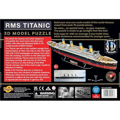 BYO 3D Puzzle RMS Titanic - Board Game 1