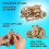 Maquete de madeira: Mini submarino Steampunk 6