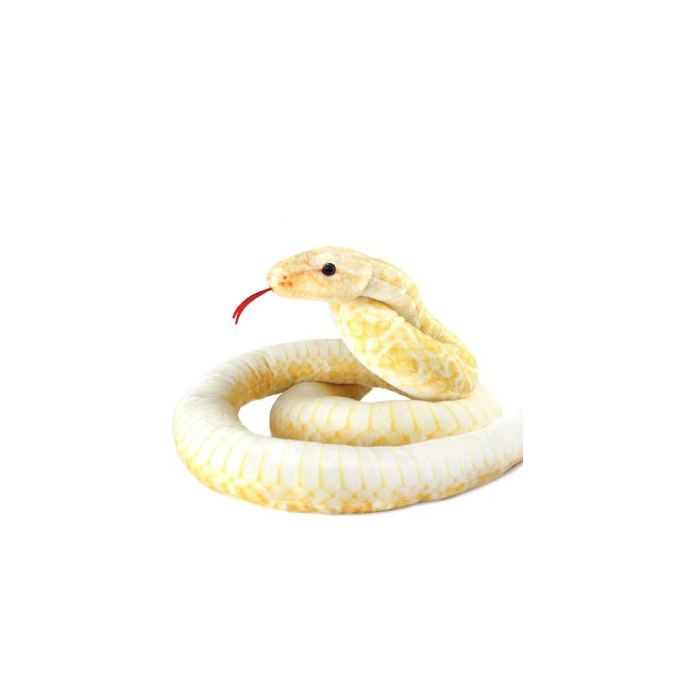 3m (120 inch) high simulation extra long snake, soft plush toy, snake stuffed animal, large stuffed animal toy, children's toy gift (Yellow)