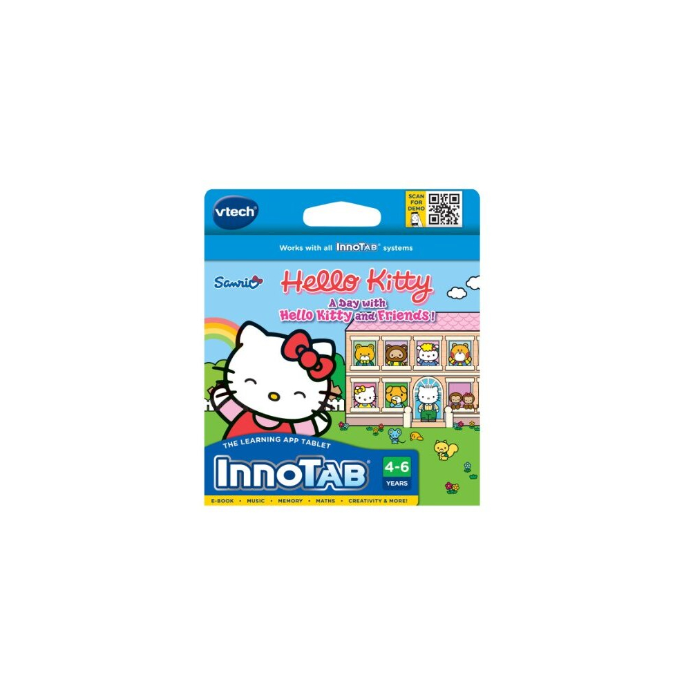 InnoTab Software: Hello Kitty - A Day with Hello Kitty and Friends! (not compatible with InnoTab Max)-image-OPC-PD76RN8-NEW
