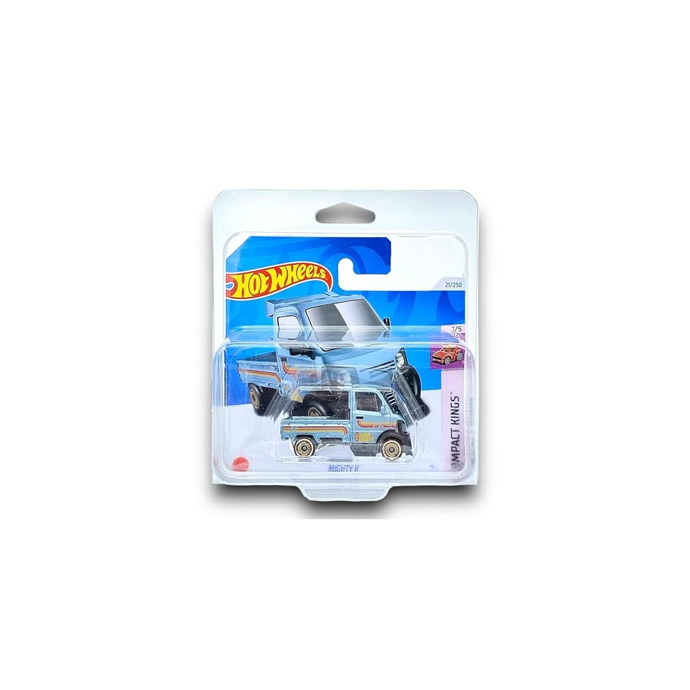 Mighty K (Metallic Light Blue) 1/5 Compact Kings - 2024-21/250 (Short Card) - COMES IN A KLAS CAR KEEPER SHORT CARD PROTECTOR CASE - HTC17-image-OPC-PD76RXX-NEW