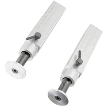 500907375 1:14 Aluminium Trailer Support Set (2) 73 mm, RC Accessories for Tamiya Trucks, Parts, Tuning Parts, Model Making, Made in Germany