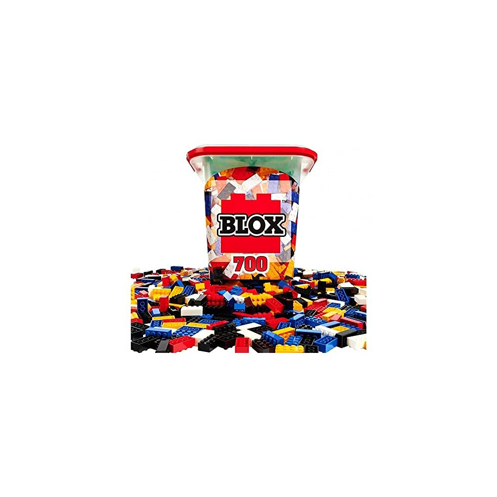 Photos - Construction Toy Simba 104114200 Blox 8er Bausteine 700 StÃ¼ck -Blox-700 Building Blocks for Children Aged 3+ 8 Brick Box with Base Plate, Ful 