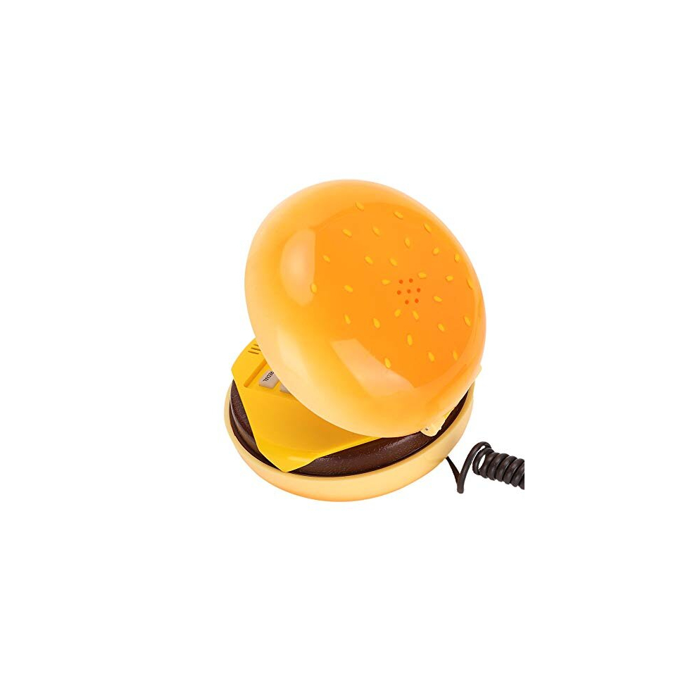 Landline Phone,Novelty Cute Emulational Hamburger Telephone Wire Landline Phone,Emulational Cheeseburger Burger Phone For Home Hotel Office Decoration 798382714201