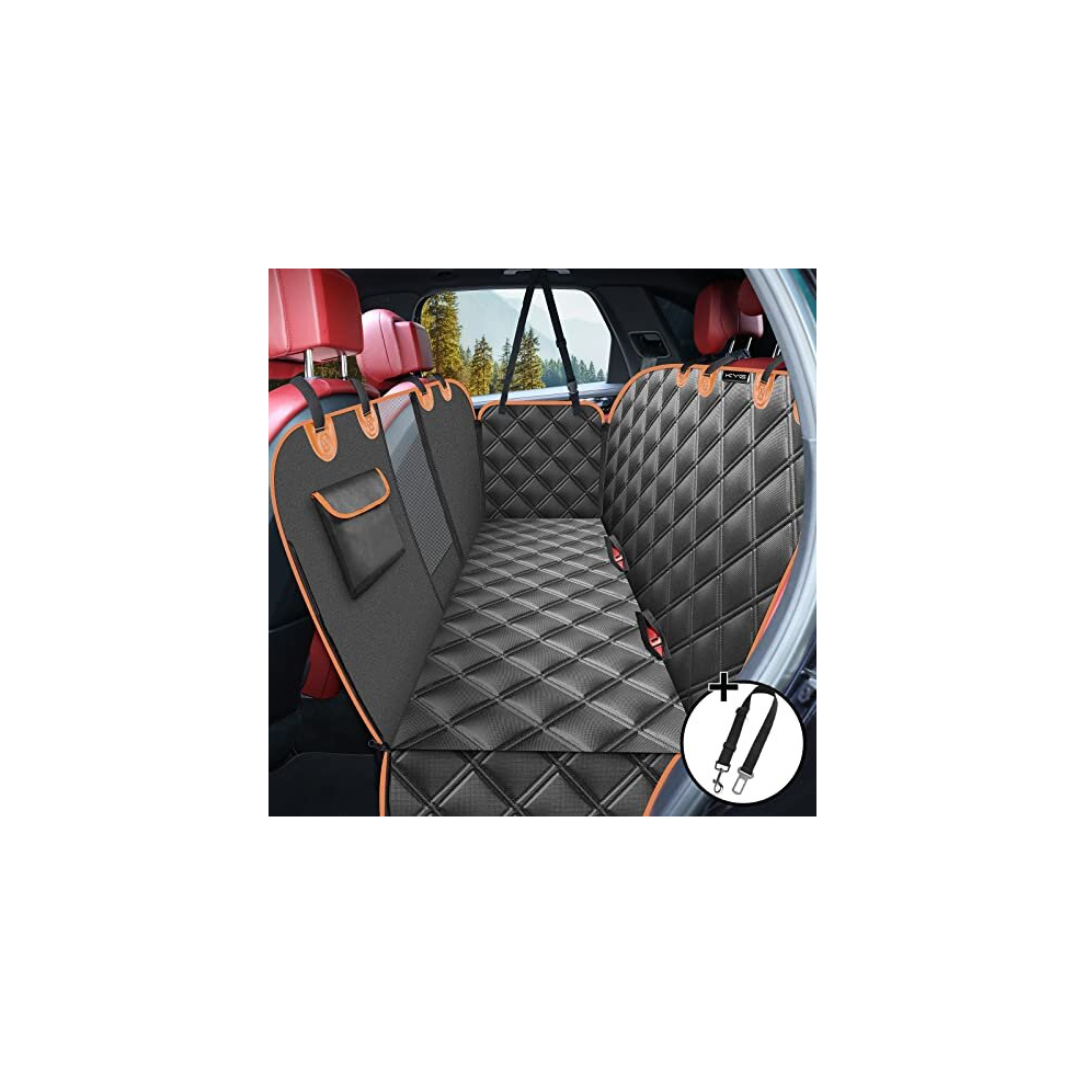 Dog Car Seat Cover Dog Hammock For Car Back Seats With Side Protection And Mesh Visual Window, Durable Scratch Proof And Waterproof Pet Car Seat Cover