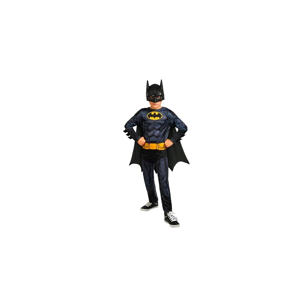 Rubies 3014997-8000 Batman Childs Costume-Age 7-8 Years, Boys, Multicolour