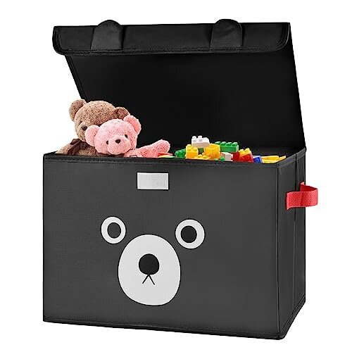 BBLIKE Extra Large Toy Box - Collapsible Sturdy Toy Chest With Visible