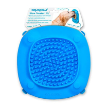 Premium XL Licking Mat with Suction Cups | Dog Must Haves - Non-Slip Slow Feeding Mat for Food, Treats & Peanut Butter | Bathing Supplies - Anxiety