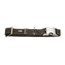 63868 00006 Hunting Collar Size, Nubuck Leather, S, oliv