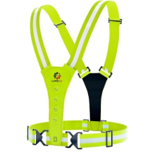 Reflective Vest – Premium Running Vest with 360-degree Visibility – Unisex Hi Vis Led Vest for Running, Cycling, Walking – Lightweight and