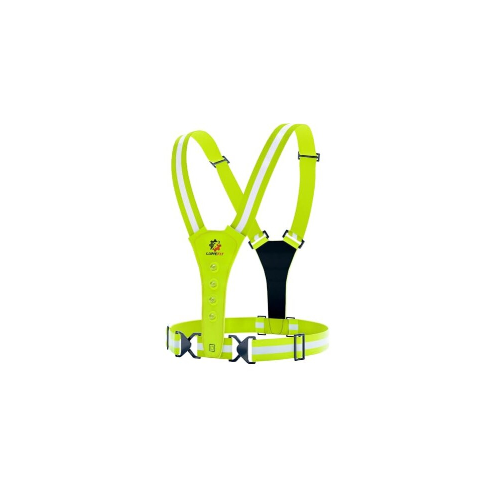Reflective Vest Â Premium Running Vest With 360-Degree Visibility Â Unisex Hi Vis Led Vest For Running, Cycling, Walking Â Lightweight And 5060743400111