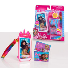 Unicorn Play Phone Set with Lights and Sounds, Unicorn Phone Case and Wristlet, Toy Cell Phone for Kids, by Just Play , Pink