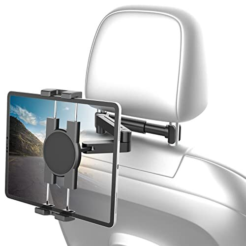 Car Back Seat iPad Holder for Kids, Car Headrest Tablet Mount Stand