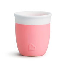 C'est Silicone Open Toddler and Baby Cup for Babies and Toddlers 4 Months+, Ideal Transition Sippy Cup and Suitable Free Flow Sippy Cup for Baby and