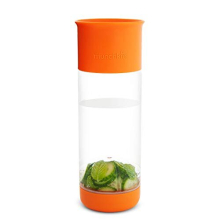 Miracle 360 Fruit Infuser Water Bottle for Adults and Big Kids, 20 oz/591 ml, Orange