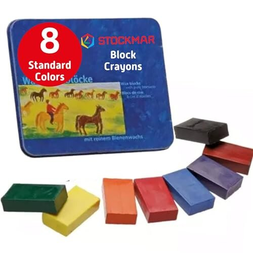 204884258 Waterproof Beeswax Blocks in Tin, 8 Blocks