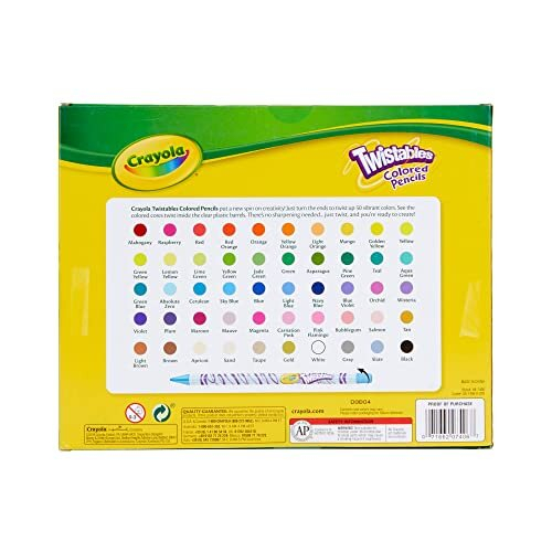 Crayola AODE forCrayola 50ct Twistables Colored Pencils 2