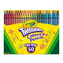 AODE forCrayola 50ct Twistables Colored Pencils