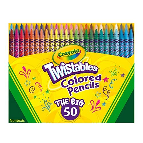 Crayola AODE forCrayola 50ct Twistables Colored Pencils