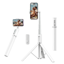 55" Selfie Stick Tripod, All-in-one Extendable Aluminum Phone Tripod with Rechargeable Bluetooth Remote for iPhone, Samsung, Google, LG, Sony and More