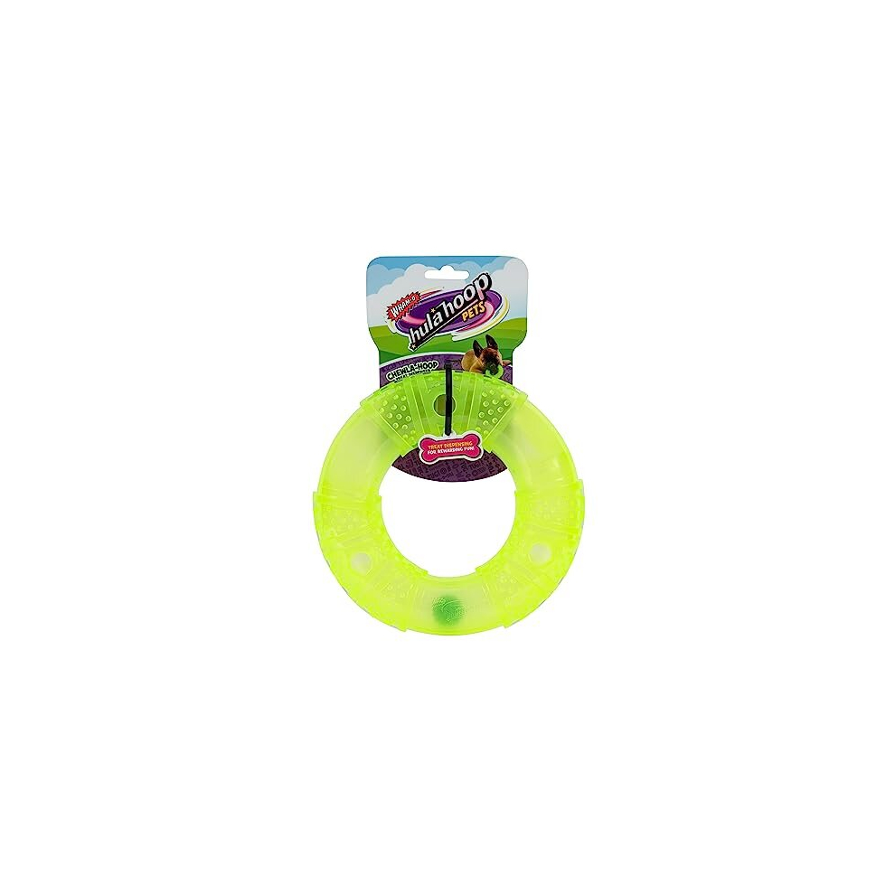 Wham-O Pets Chewla-Hoop Treat Dispenser - Boredom Buster, Mentally Stimulating, Challenging Interactive Dog Toy