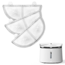 3pcs Cat Fountain Filters for Homerunpet, Replacement Cat Water Fountain Filters Pet Water Dispenser Filter for Homerunpet WF20/CF20 Wireless Pumps