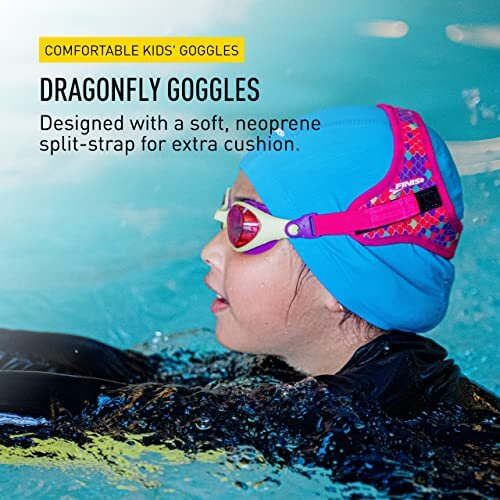 FINIS Dragonflys Kids Swimming Goggles, Scales 1