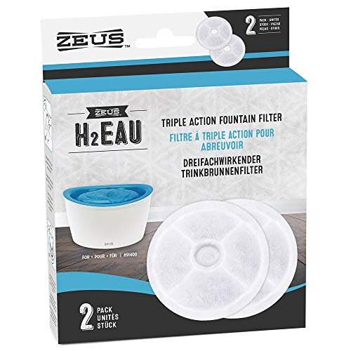 H2EAU Fountain Replacement Filters Two Pack