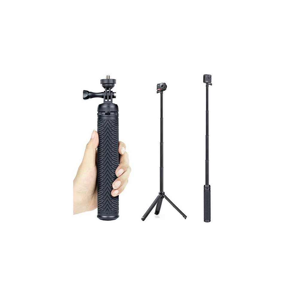 28Inch Extendable Selfie Stick Portable Vlog For Gopro Hero 12 11 10 9 8 7 6 5 4 3 Session, Insta360, Akaso, Sjcam, Djiâ Osmo Action Camera&Phones 613310545644