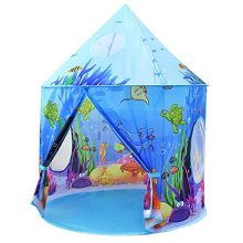 Kids tent,Play tents,Blue ocean castle children's tent,Tent for kids,Play tent house,Baby tent house,Infant play house garden tent,with a carrying bag