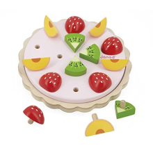 - Twist FSC Wood Fruit Tart - Pretend Play Toy - 15 Wooden Accessories - 19 cm Diameter - 2 Years +, J06628 - Plush Soft Toy