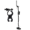 Metal Detector Pinpointer Mount Flashlight Holder Suitable Underground Detectors 5