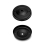 QWORK 3Pcs 110mm Diameter Ceiling Rose Hook, Hook Accessories for Light Fitting Chandelier, Matte Black 4