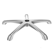 Chair Parts Base Replacements,Metal Legs for Swivel Rolling Chairs & Stools,Aluminum 5 leg bottom Heavy Duty 400 lbs,in Universal Standard Size - 25.2