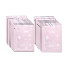 Puberty Essentials Disposable Intimate wipes for women Feminine wipes for girls hygiene wipes Single sachets pocket sized perfume free