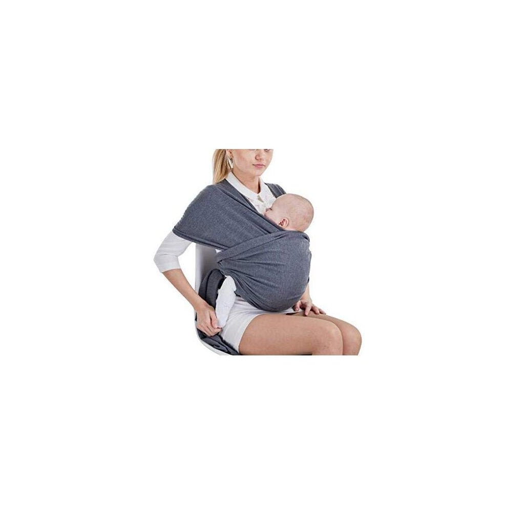 Baby Sling Elastic For Newborns And Toddlers, Baby Carrier Sling For Baby Newborn Within 16 Kg By (Grey) Grey Voarge