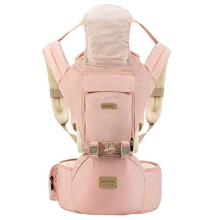 Ergonomic Baby Carrier with Hip Seat, 360 Positions, Soft and Breathable, All Seasons, for Newborns and Toddlers, Hiking Shopping Travelling