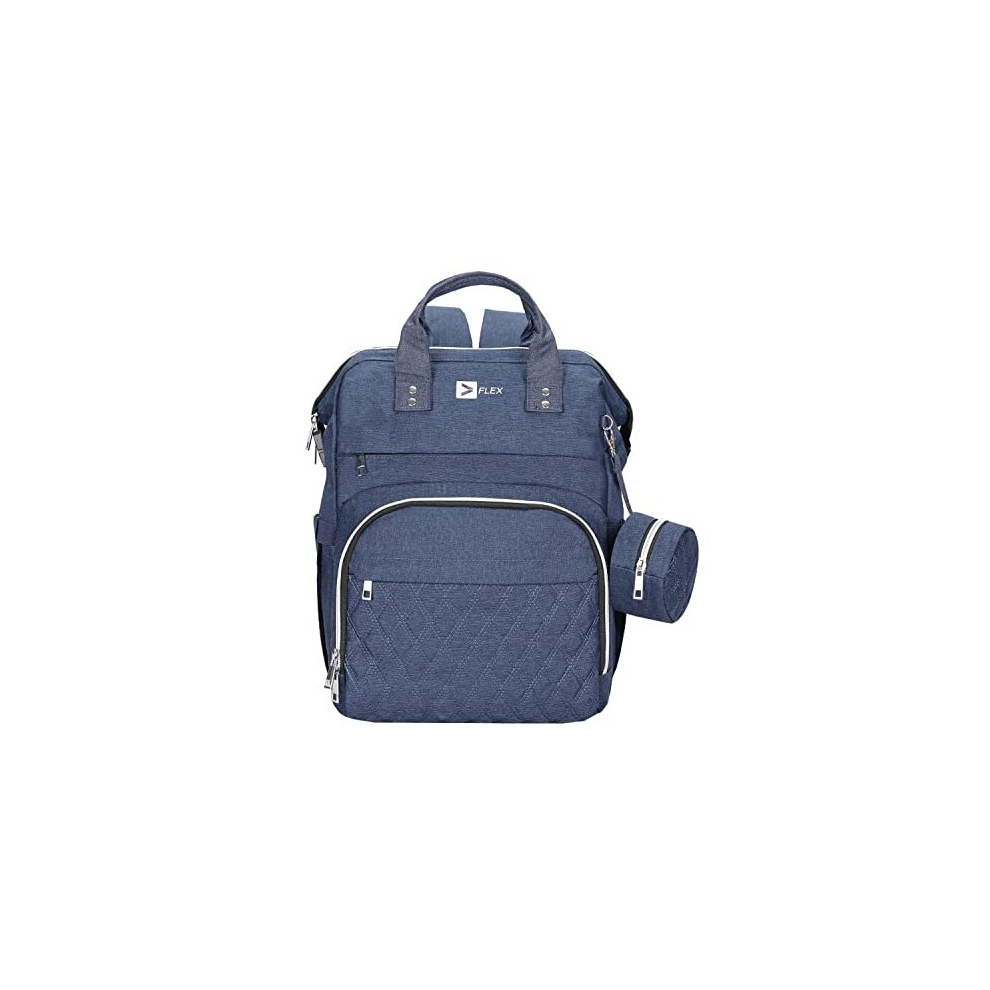 Flex Baby Diaper/Nappy Changing Backpack Bag | Baby Hospital Bag | Baby/Mummy Bag Multifunction Baby Bag With Pacifier Bag & Hidden Pocket| Usb Flex Value