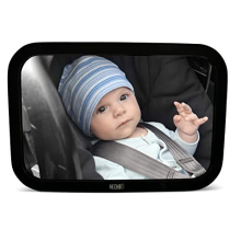 Baby Rear Seat Mirror, Shatterproof Car Rear View Mirror for Baby Seat, Car Seat Mirror without Parts, for Children in Car Seat, Child Seat