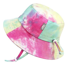 Cotton Sun-Hat for Baby Toddler (M: 6-24 Months, Watermelon Tie-Dye)