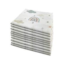 10 x Burp Cloths Muslin Nappies Baby Cotton 80 x 70 cm Oeko-Tex (Clouds (10 Green)