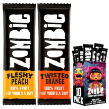 Fruit Bars, Orange & Peach (10 Pack, 2 Flavours) - Healthy Snacks – Low Calorie Snack Box