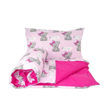 Reversible 2pcs Baby Bedding Set Duvet/Quilt Cover + Pillowcase (120x90cm for cots and cotbeds, 14)