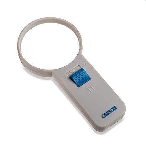 UltraOptix Sv3LPLED 3" Round LED Lighted Magnifying Glass, Easy On/Off