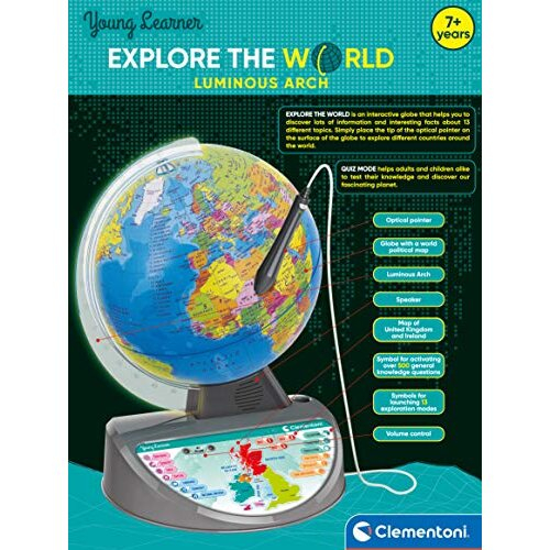 Clementoni - 61739 - Educational Talking Globe - Explore the World - Educational and interactive globe for kids - English version 2